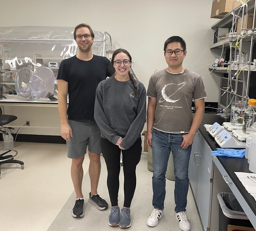 Lab is ready! How excited and relieved everyone is!